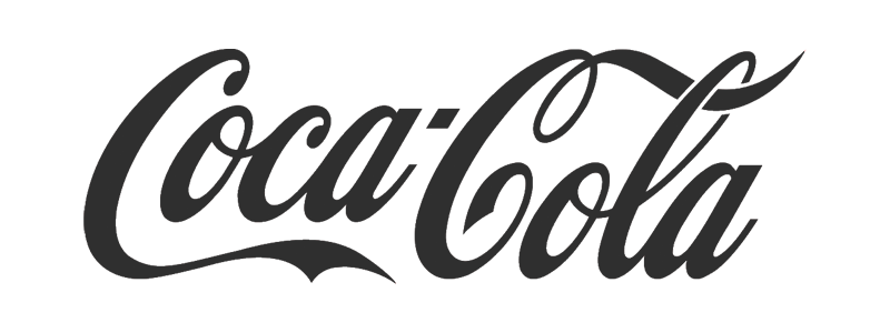 Coca Cola logo black