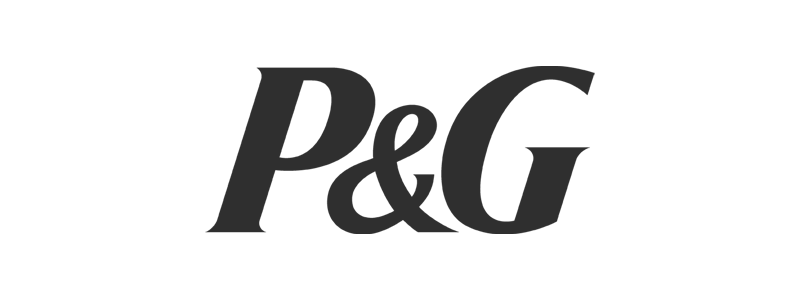 P&G Logo black